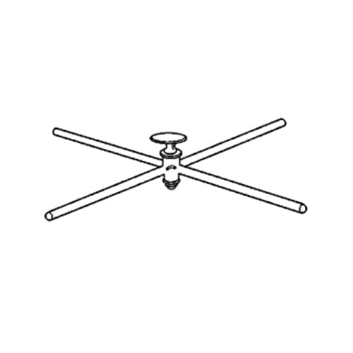     275 Cross shape four-way stopcock