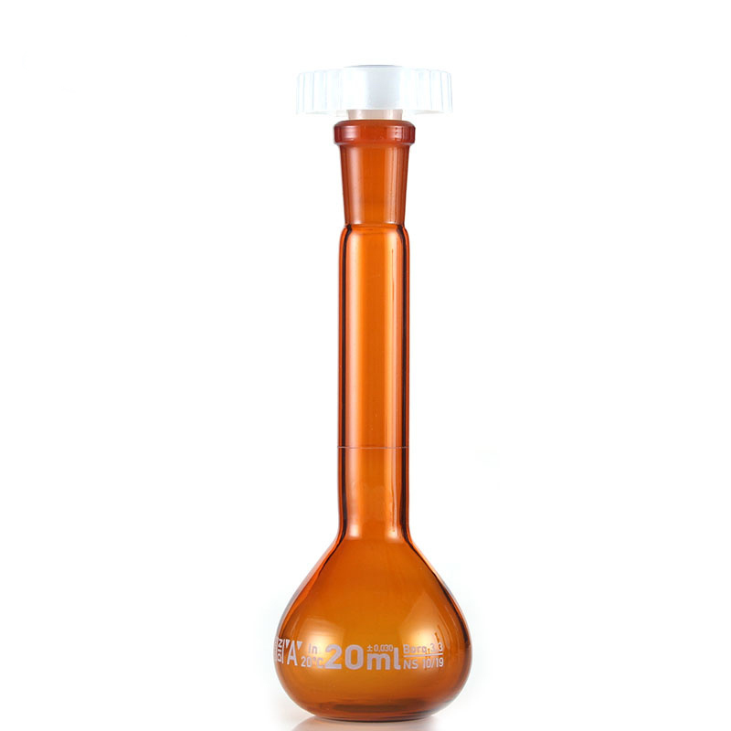     622A Grade A amber volumetric flask