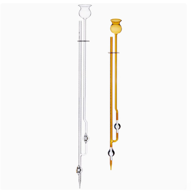 663B Class B micro burette with side filling tube