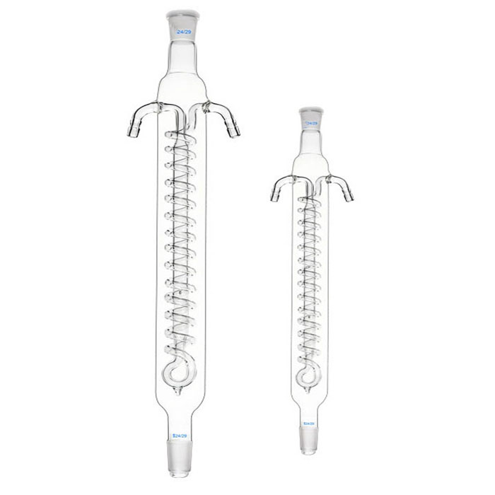 NO.5024 Reflux condenser with coiled inner tube and standard ground mouth