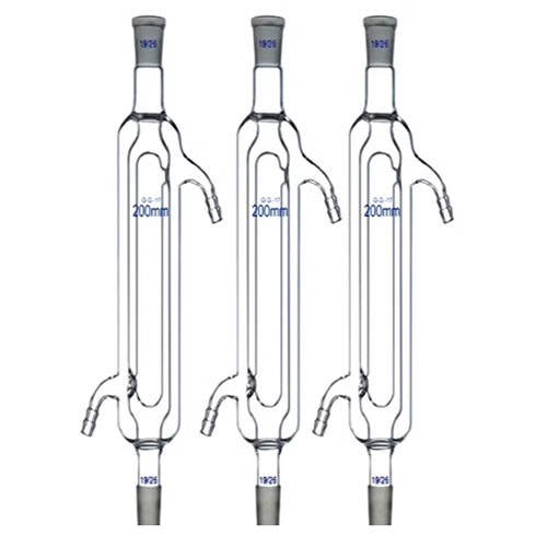 NO.5027 Double layer straight condenser with standard ground mouth