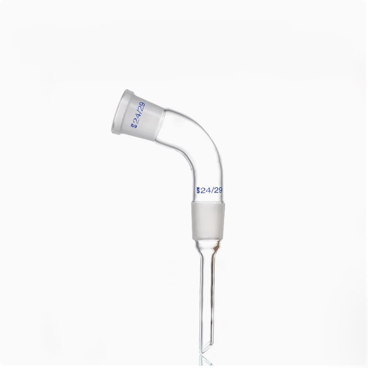 NO.5054B Receiving tube 105°bent with standard ground mouth